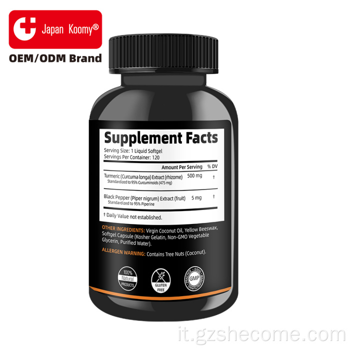 Shecome Curcuma Brain Health Curcuma Curcumina Softgel
